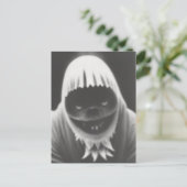 Bizarre Monster Halloween Briefkaart (Staand voorkant)