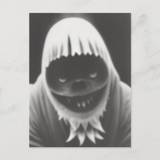 Bizarre Monster Halloween Briefkaart (Voorkant)