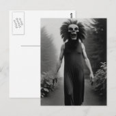 Bizarre Monster Halloween Briefkaart (Voorkant / Achterkant)