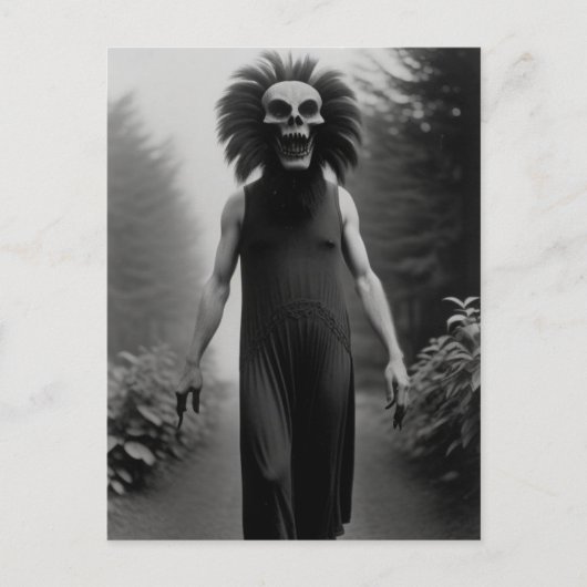 Bizarre Monster Halloween Briefkaart (Voorkant)