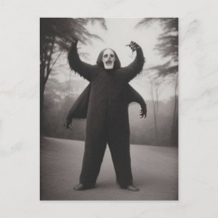 Bizarre Monster Halloween Briefkaart