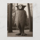 Bizarre One Eyed Forest Monster Halloween Briefkaart (Voorkant)