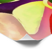 Bizarre Passiflora Flower Geometric Art Abstract Perfect Poster (Hoek)
