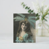 Bizarre Pet nieuwjaarswensen Feestdagenkaart (Staand voorkant)