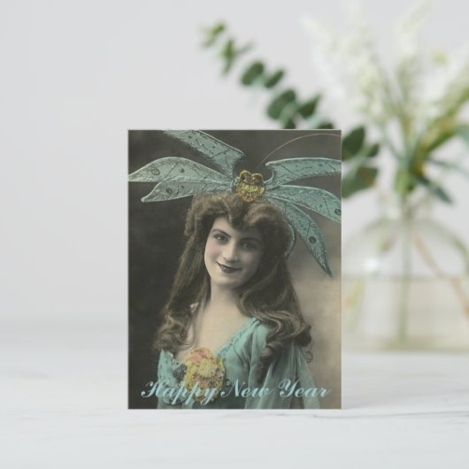 Bizarre Pet nieuwjaarswensen Feestdagenkaart (Staand voorkant)