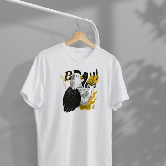 Bizarre Pidgeon Bird Body T-shirt