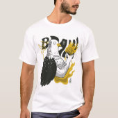 Bizarre Pidgeon Bird Body T-shirt (Voorkant)