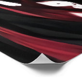 Bizarre raar monsterportret | AI Art. Poster (Hoek)