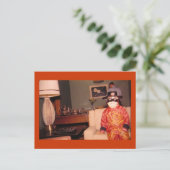 Bizarre rare Halloween kostuum, Briefkaart (Staand voorkant)