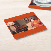 Bizarre rare Halloween kostuum,  Kartonnen Onderzetters (Schuin)