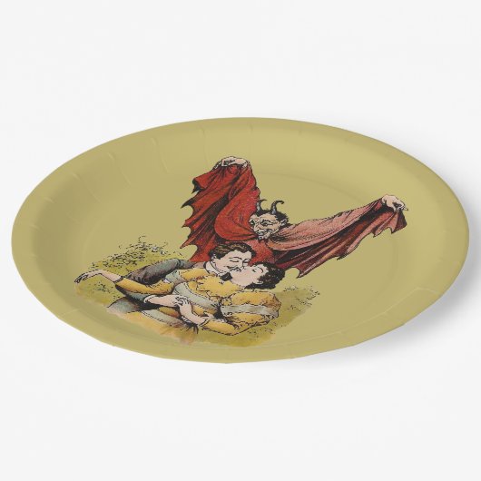 Bizarre Satan Papieren Bordje (Gekanteld)