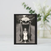 Bizarre spookachtige Halloween Briefkaart (Staand voorkant)