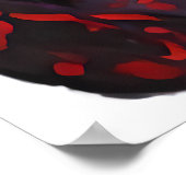 Bizarre spooky monster portret | AI Art. Poster (Hoek)