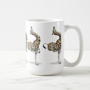 Bizarre Sportieve Giraffe Koffiemok