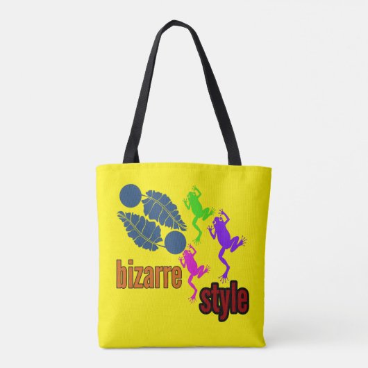 bizarre stijl tote bag (Achterkant)