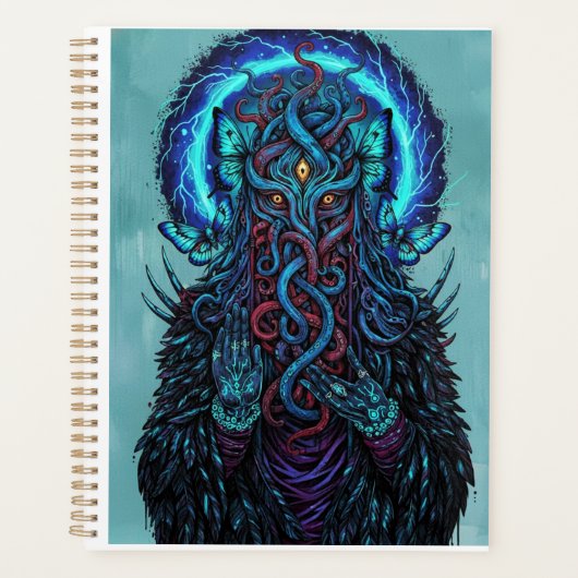 Bizarre Surrealism Dark Art Notebook Planner (Voorkant)
