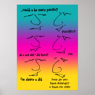 Bizarre Talking Head-gesprek Poster