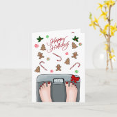 Bizarre vakanties kaart (Gele Bloem)