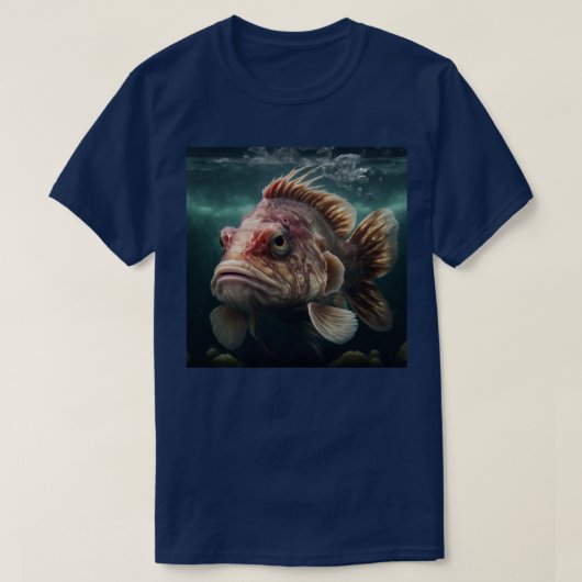 Bizarre vis t-shirt (Design voorkant)