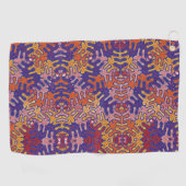 Bizarro-Herfst Golfhanddoek (Horizontaal)