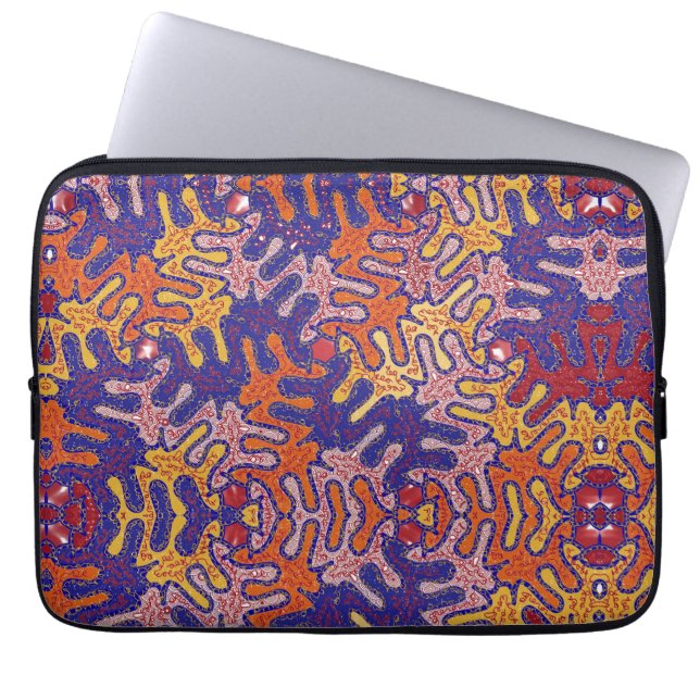 Bizarro-Herfst Laptop Sleeve (Voorkant)