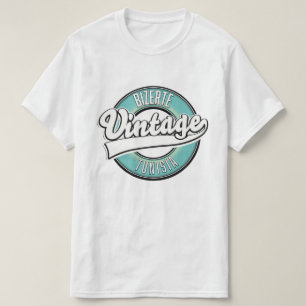 Bizerte Tunesië vintage stijl logo T-shirt