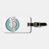 Bizerte tunisia  stijl logo bagagelabel (Voorkant horizontaal)