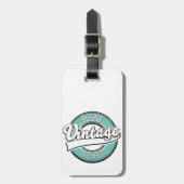 Bizerte tunisia  stijl logo bagagelabel (Voorkant verticaal)