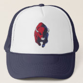 Bizon Amerikaanse Nationale Buffel Trucker Pet (Voorkant)