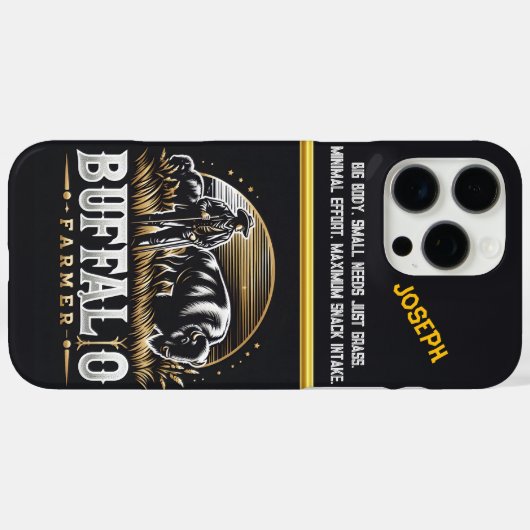 Bizon bij zonsondergang Case-Mate iPhone case (Achterkant (horizontaal))