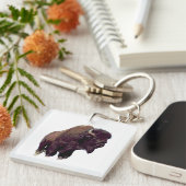 Bizon Buffalo Sleutelhanger (Voorkant Rechts)
