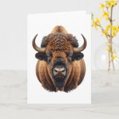 Bizon / Buffel Kaart (Gele Bloem)