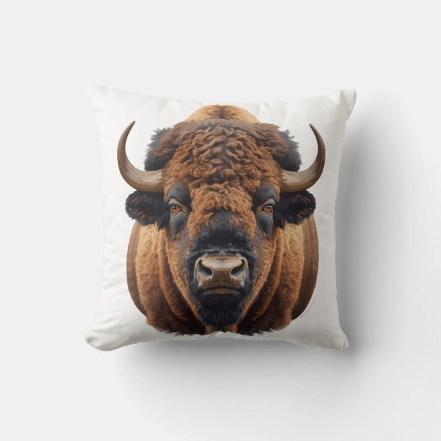 Bizon / Buffel Kussen (Voorkant)