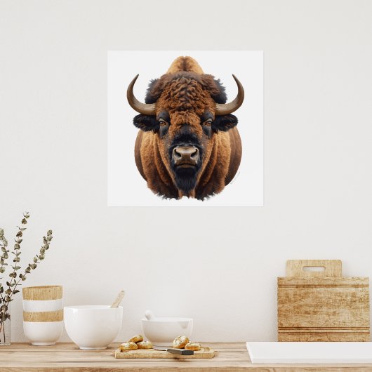 Bizon / Buffel Poster (Keuken)