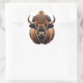 Bizon / Buffel Ronde Sticker (Tas)