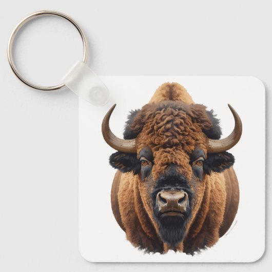 Bizon / Buffel Sleutelhanger (Voorkant)