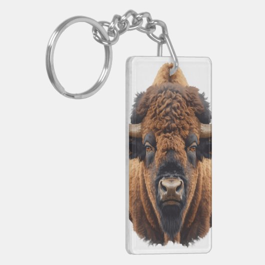 Bizon / Buffel Sleutelhanger (Voorkant Links)