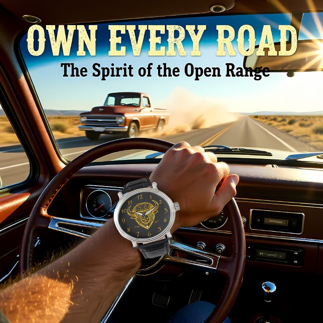 Bizon draagt een zonnebril met een coole uitdrukki horloge (Creator heeft geüpload)