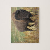 Bizon foto legpuzzel (Verticaal)