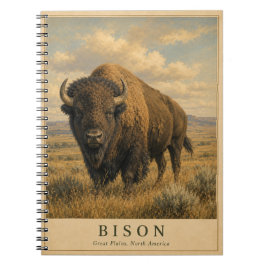 Bizon Great Plains VINTAGE Notitieboek