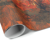 Bizon in de herfstkunst van Bossen Cadeaupapier (Rol Hoek)