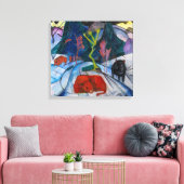 Bizon in de winter Franz Marc | Canvas Afdruk (Insitu (Woonkamer))