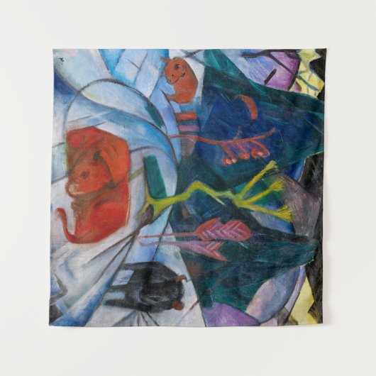 Bizon in de winter Franz Marc | Wandkleed (Voorkant (horizontaal))