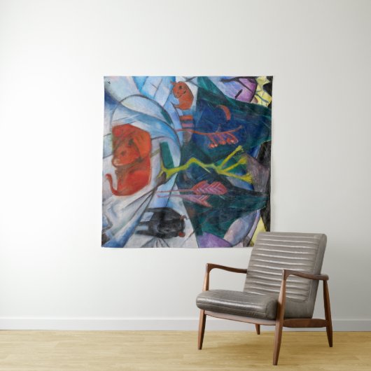 Bizon in de winter Franz Marc | Wandkleed (In Situ (horizontaal))