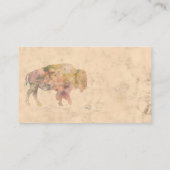 bizon ontwerp dubbelzijdig visitekaartje (Achterkant)