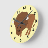 Bizon ontwerp ronde klok (Hoek)