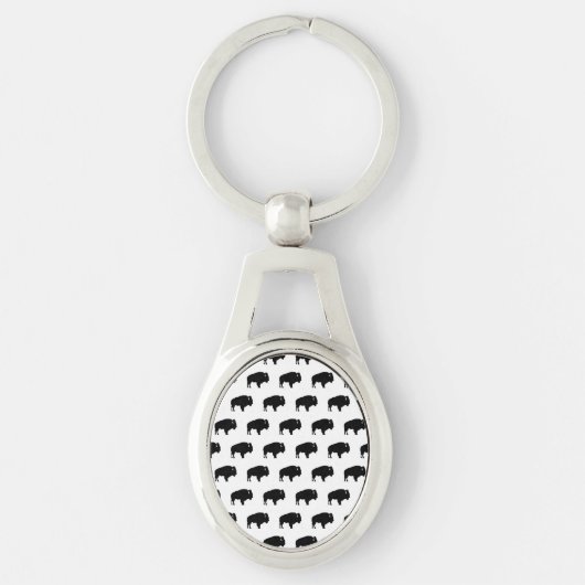 bizon patroon sleutelhanger (Voorkant)