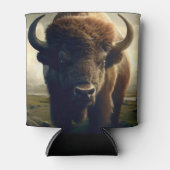 Bizon schilderij blikjeskoeler (Voorkant)