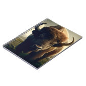 Bizon schilderij notitieboek (Linkerzijde)