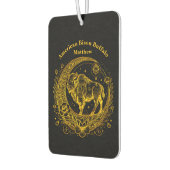 Bizon Staan In Een Floral Crescent Moon Design Luchtverfrisser (Links)